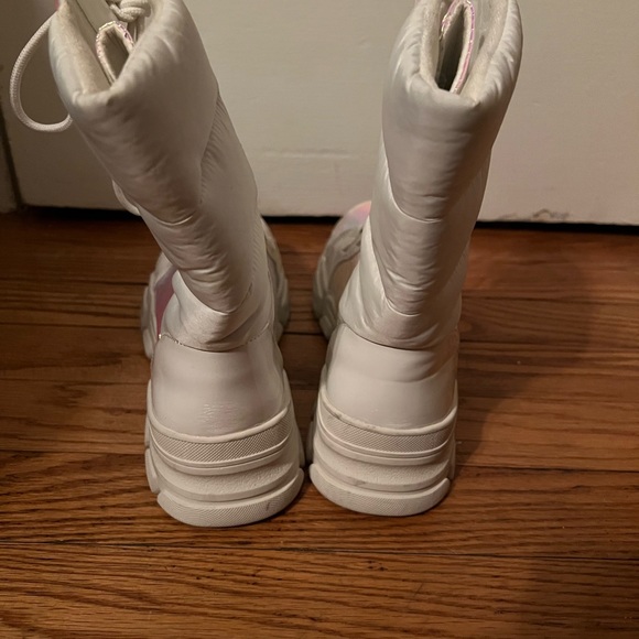 Fashion Nova Irridescent Snow Boots - Picture 2 of 6